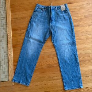 Madewell Curvy 90’s Straight Jean - Size 32 - NWT
